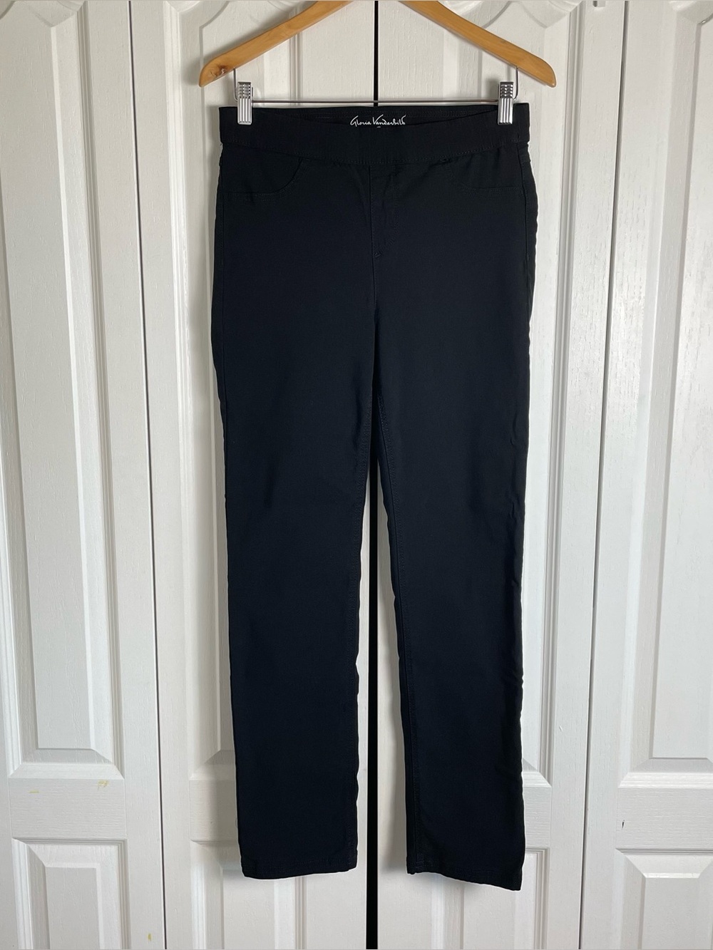 Gloria Vanderbilt Pull On All-Around Slimming Effect Straight Jeans Women’s M